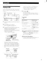 Preview for 11 page of Sony MDS-S35 - Minidisc Digital Audio System Operating Instructions Manual