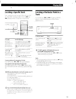 Preview for 13 page of Sony MDS-S35 - Minidisc Digital Audio System Operating Instructions Manual