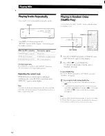 Preview for 14 page of Sony MDS-S35 - Minidisc Digital Audio System Operating Instructions Manual