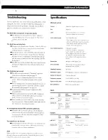 Preview for 23 page of Sony MDS-S35 - Minidisc Digital Audio System Operating Instructions Manual