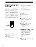 Preview for 14 page of Sony MDS-S37 - Mini Disc Player Operating Instructions Manual