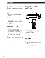 Preview for 18 page of Sony MDS-S37 - Mini Disc Player Operating Instructions Manual