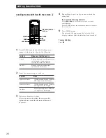 Предварительный просмотр 26 страницы Sony MDS-S37 - Mini Disc Player Operating Instructions Manual