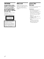 Preview for 2 page of Sony MDS-S40 Operating Instructions Manual