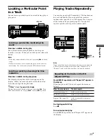 Preview for 23 page of Sony MDS-S40 Operating Instructions Manual