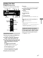 Preview for 25 page of Sony MDS-S40 Operating Instructions Manual