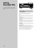 Preview for 28 page of Sony MDS-S40 Operating Instructions Manual