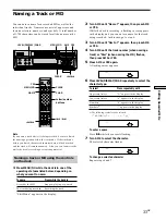 Preview for 33 page of Sony MDS-S40 Operating Instructions Manual