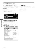 Preview for 36 page of Sony MDS-S40 Operating Instructions Manual