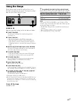 Preview for 45 page of Sony MDS-S40 Operating Instructions Manual