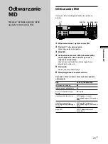 Preview for 67 page of Sony MDS-S40 Operating Instructions Manual