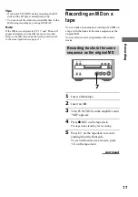 Preview for 17 page of Sony MDS-SP55 Operating Instructions Manual