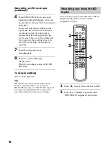 Preview for 18 page of Sony MDS-SP55 Operating Instructions Manual