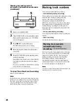 Preview for 24 page of Sony MDS-SP55 Operating Instructions Manual