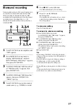 Preview for 27 page of Sony MDS-SP55 Operating Instructions Manual