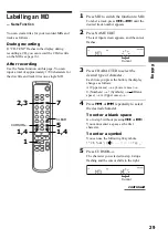 Preview for 29 page of Sony MDS-SP55 Operating Instructions Manual