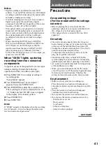 Preview for 41 page of Sony MDS-SP55 Operating Instructions Manual