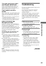 Preview for 43 page of Sony MDS-SP55 Operating Instructions Manual