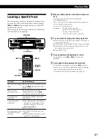 Предварительный просмотр 25 страницы Sony MDS-W1 Operating Instructions Manual