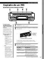 Предварительный просмотр 111 страницы Sony MDS-W1 Operating Instructions Manual