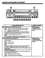 Предварительный просмотр 8 страницы Sony MDX-100 Operating Instructions Manual