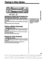 Предварительный просмотр 17 страницы Sony MDX-100 Operating Instructions Manual