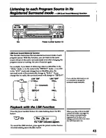 Предварительный просмотр 43 страницы Sony MDX-100 Operating Instructions Manual