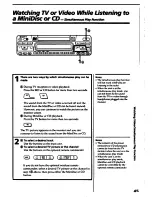 Предварительный просмотр 45 страницы Sony MDX-100 Operating Instructions Manual