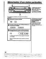 Предварительный просмотр 72 страницы Sony MDX-100 Operating Instructions Manual