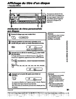 Предварительный просмотр 81 страницы Sony MDX-100 Operating Instructions Manual