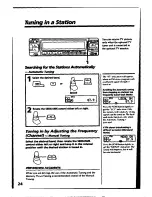 Предварительный просмотр 24 страницы Sony MDX-400 Operating Instructions Manual