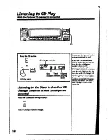 Предварительный просмотр 32 страницы Sony MDX-400 Operating Instructions Manual