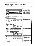 Предварительный просмотр 36 страницы Sony MDX-400 Operating Instructions Manual