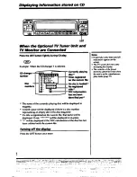 Предварительный просмотр 42 страницы Sony MDX-400 Operating Instructions Manual