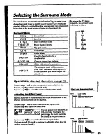 Предварительный просмотр 45 страницы Sony MDX-400 Operating Instructions Manual