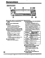 Предварительный просмотр 68 страницы Sony MDX-400 Operating Instructions Manual