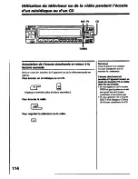 Предварительный просмотр 114 страницы Sony MDX-400 Operating Instructions Manual