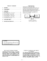 Preview for 2 page of Sony MDX-61 Service Manual