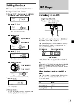 Предварительный просмотр 7 страницы Sony MDX-C5970 Operating Instructions Manual