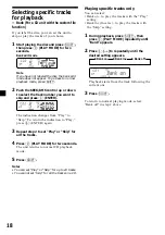 Предварительный просмотр 18 страницы Sony MDX-C5970 Operating Instructions Manual