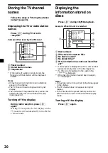 Предварительный просмотр 20 страницы Sony MDX-C5970 Operating Instructions Manual