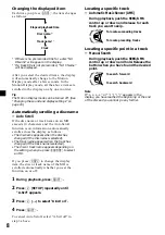 Предварительный просмотр 8 страницы Sony MDX-C5970R Operating Instructions Manual