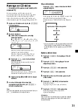 Предварительный просмотр 73 страницы Sony MDX-C5970R Operating Instructions Manual