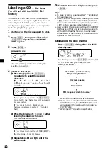 Предварительный просмотр 12 страницы Sony MDX-C6400R Operating Instructions Manual