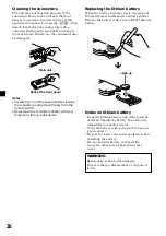 Предварительный просмотр 26 страницы Sony MDX-C6400R Operating Instructions Manual