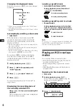 Preview for 6 page of Sony MDX-C670 Operating Instruction