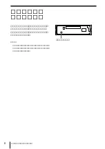 Preview for 8 page of Sony MDX-C7400X (Japanese) Operating Instructions Manual