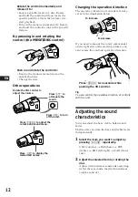 Предварительный просмотр 12 страницы Sony MDX-C7900 Operating Instructions Manual