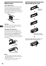 Предварительный просмотр 24 страницы Sony MDX-C7900R Operating Instructions Manual