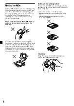 Preview for 4 page of Sony MDX-C7970 Operating Instructions Manual